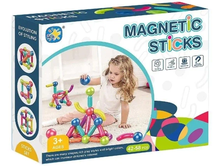 Klocki magnetyczne 58el - ADAR