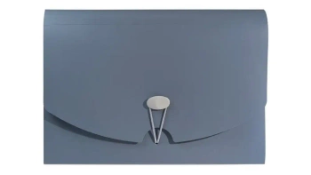 Teczka harmonijkowa A4 PP grafit morandi - Biurfol