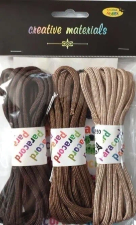Zestaw paracord 2,8mb 3 kolory - Galeria Hobby