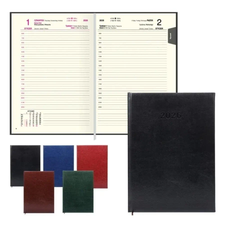 Kalendarz 2026 B5 terminarz dzienny - O-press