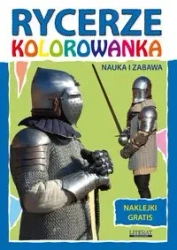Rycerze. Kolorowanka z naklejkami - Beata Guzowska