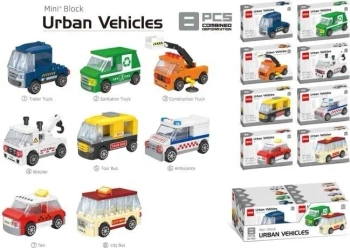 Klocki auto MIX - Merkpol