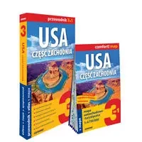 USA. Część zachodnia 3w1 przewodnik + atlas + mapa - Piotr Jabłoński