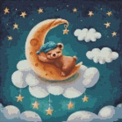 Diamentowa mozaika - Fairy Night 40x40cm - Ideyka