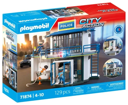 Playmobil Posterunek policji z miejscem przesłuchań 71874