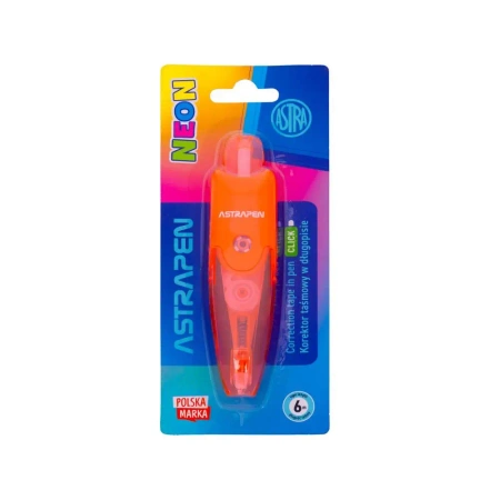 Korektor automatyczny biurowy ASTRAPEN Neon Line - 1 szt. blister - ASTRA art-pap