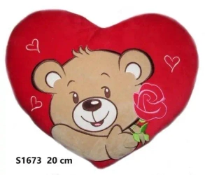 Poduszka Serce miś 20cm - Sun-Day