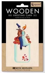 Karnet drewniany C6 + koperta Ślub słoik - Cozywood