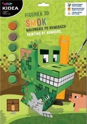 Figurka 3D malowanie po numerach Smok KIDEA - DERFORM