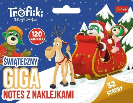 Trefiliki Ratują Święta. Świąteczny Notes z Naklejkami - Martyna Jelonek