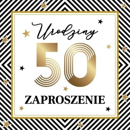 Zaproszenie Urodziny (10szt) - Armin Style