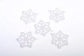 Styropianowe ozdoby choinkowe, gwiazdki (5 sztuk)