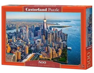 Puzzle 500 Zachód nad Manhattanem CASTOR - Castorland