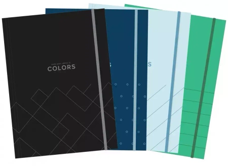 Teczka z gumką Pap A4 Colors Top Fol A 10