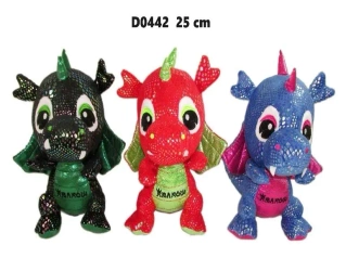 Smok "Kraków" błyszczący 25cm MIX - Sun-Day