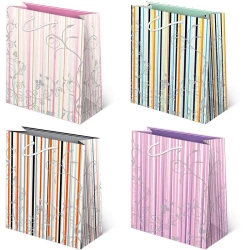 Torebki prezentowe T8-93 Paski 10 sztuk - PAW S.C.