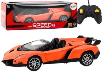Auto sportowe RC 1:16 pomarańczowe - Leantoys