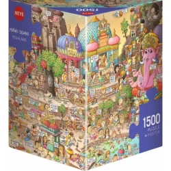 Puzzle Heye. 1500 elementów. Kraina Jogi, Degano