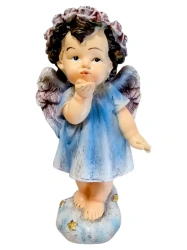 Figurka Aniołek pocałunek 16cm - Art Sacrum