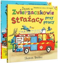 Pakiet Dzień w Zwierzaczkowie. Strażacy przy pracy / Wyruszamy pociągami z Kocurkami - Sharon Rentta