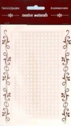 Półperełki 4mm 336szt perłowe - Galeria Hobby