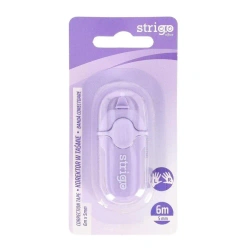 Korektor w taśmie MINI - STRIGO - 5mm x 6m - obudowa: pastelowy FIOLETOWY