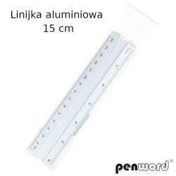Linijka aluminiowa 15cm - Polsirhurt