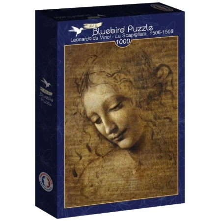 Puzzle 1000 La Scapigliata, Leonardo da Vinci,1508 - Bluebird Puzzle