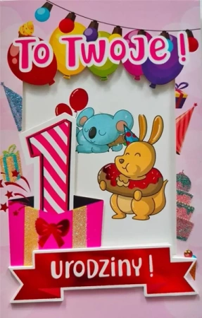 Karnet Roczek dziewczynka 6K - 017 - YEKU