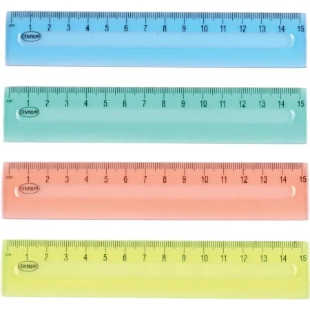Linijka plastikowa 15cm - Centrum