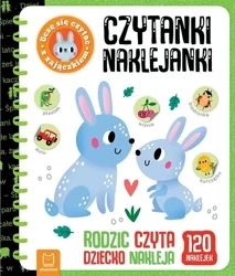 Czytanki-naklejanki. Uczę się czytać z zajączkiem - Bogusław Michalec