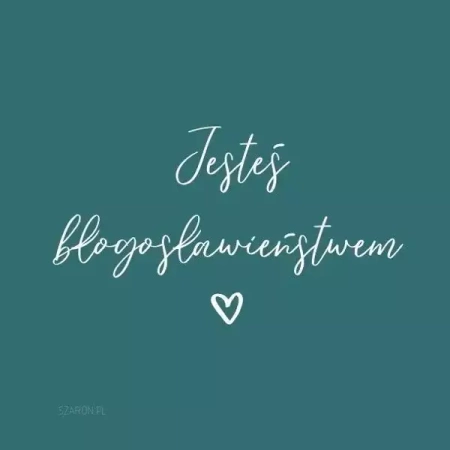Podstawka korkowa - Jesteś błogosławieństwem - Szaron