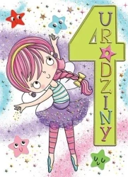 Karnet B6 Urodziny 4 - Tancerka - Henry