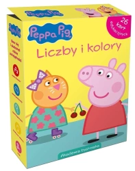 Świnka Peppa. Liczby i kolory. Karty edukacyjne - Monika Kiersnowska