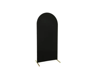 Pokrowiec na stojak łuk czarny 180x80cm - PartyDeco