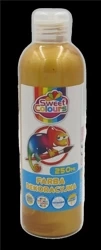Farba dekoracyjna metaliczna złota 250ml - Sweet colours