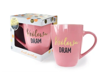 Kubek Q 874 Past Elle Królowa dram (róż) - Kukartka