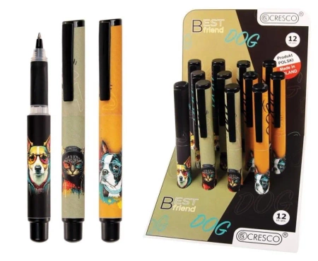 Pióro kulkowe na naboje Go Pen K (12szt) - Cresco