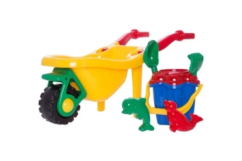 Taczka z kompletem Kwiatek 6el MIX - Hemar Family