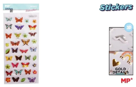 Naklejki 3D motyle - MP Main Paper