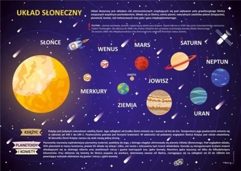 Podkładka na biurko - Układ słoneczny - Henry