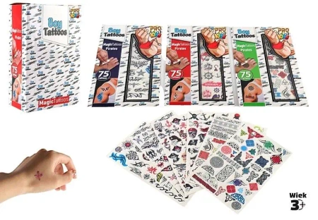 Tatuaże naklejki zmywalne chłopiec mix - Pro Kids