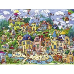 Puzzle Heye. 1500 elementów. Szczęślwie miasto