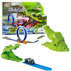 Tor samochodowy wyrzutnia krokodyl - Leantoys