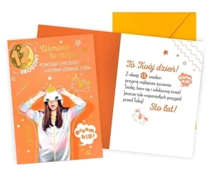 Karnet Urodziny 12 dziewczynka - Kukartka