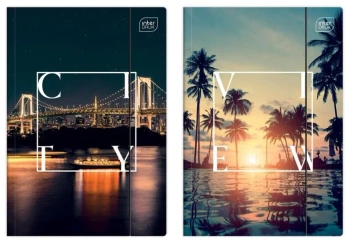 Teczka z gumką A4+ UV Travel (10szt) - INTERDRUK