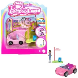Barbie Mini BarbieLand Kabriolet i minilalka - Mattel