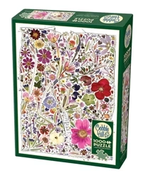 Puzzle 1000 Prasowane kwiaty: Wiosna G3 - Cobble Hill