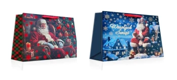 Torebka ozdobna Boże Narodzenie pozioma MIX - AVANTI