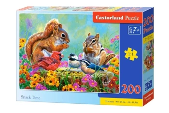 Puzzle 200 Snack Time CASTOR - Castorland